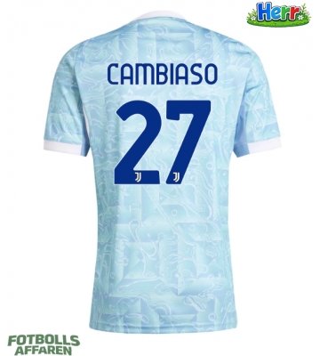 Juventus Andrea Cambiaso #27 Bortatröja 2025-26 Kortärmad